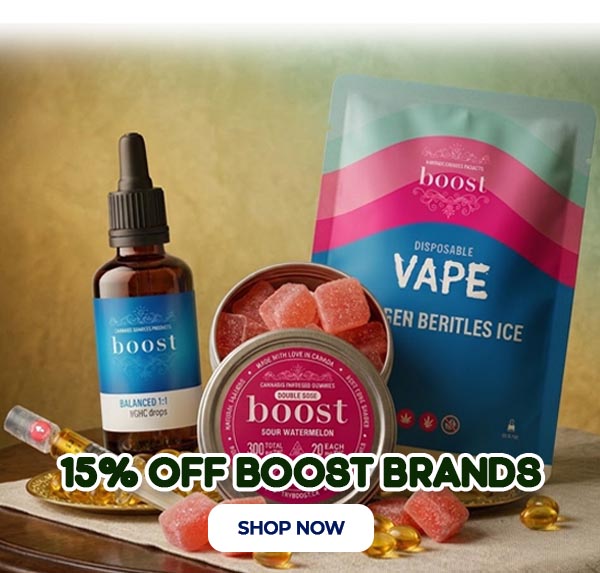 15% OFF Boost Branded Products