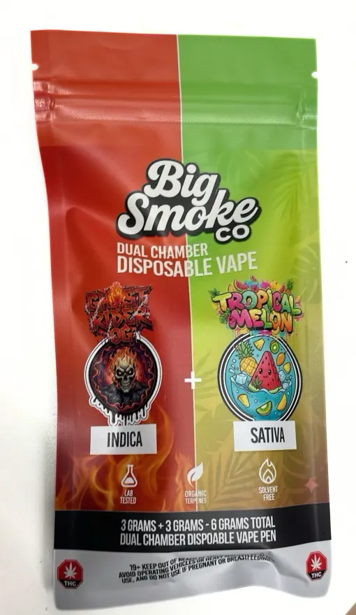 Buy Big Smoke THC - Dual Chamber Disposable Vape (6g) - Weed Delivery  Vancouver
