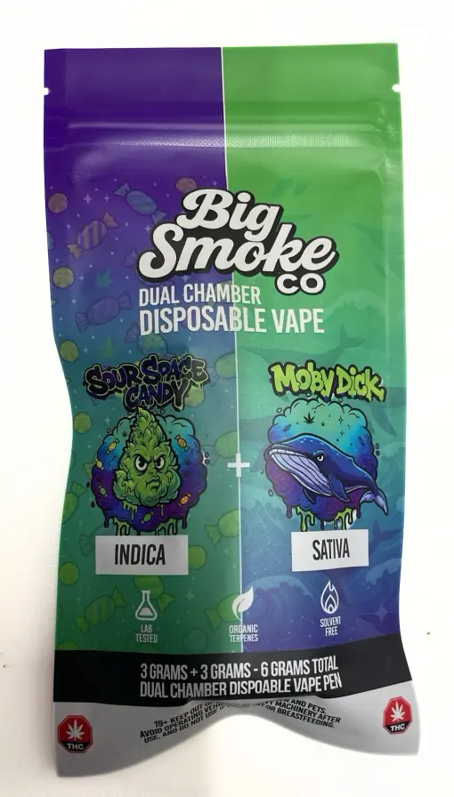 Buy Big Smoke THC - Dual Chamber Disposable Vape (6g) - Weed Delivery  Vancouver