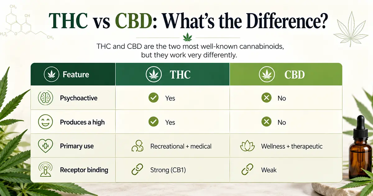 THC vs CBD What’s the Difference