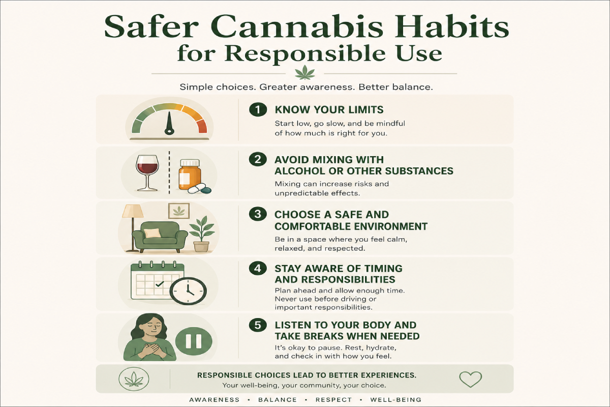 Safer Cannabis Habits for Responsible Use