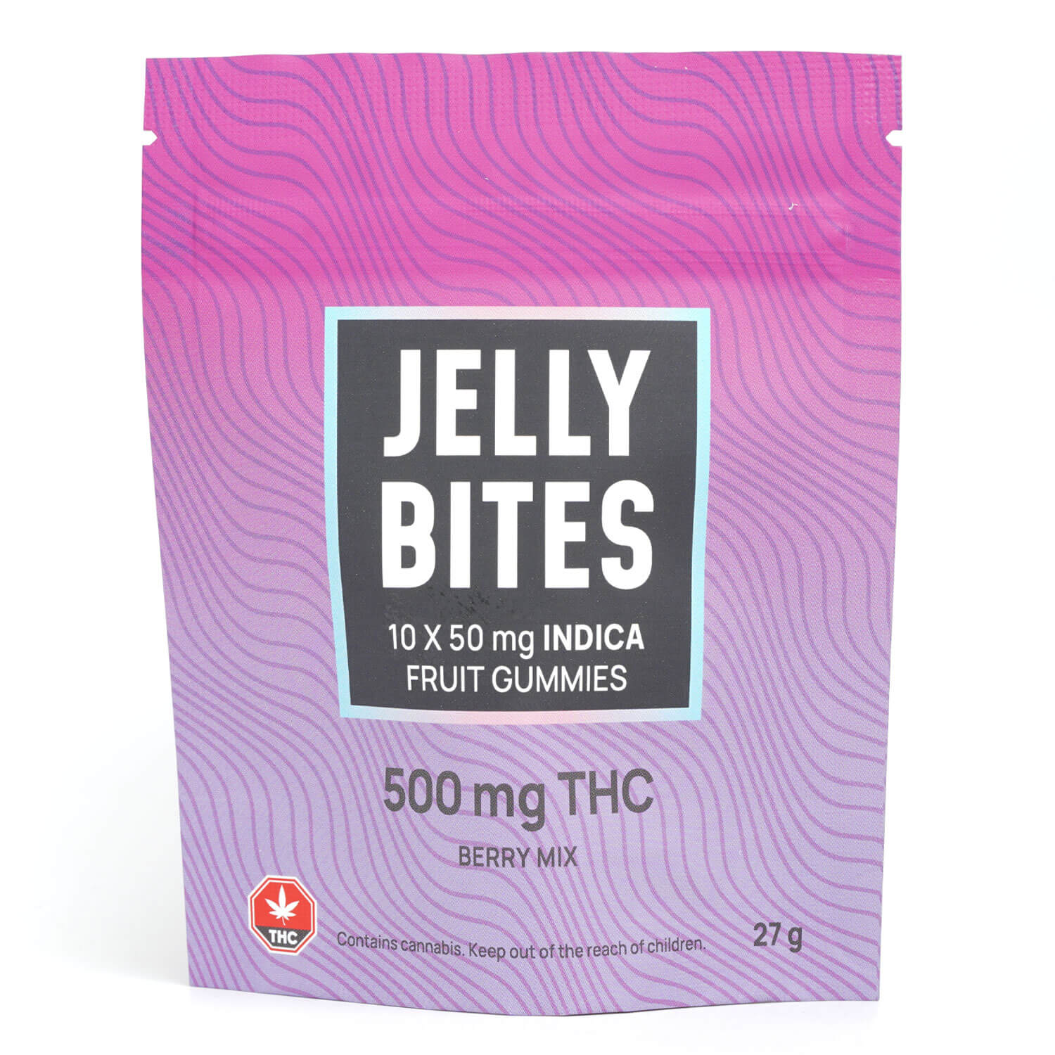 Twisted Extracts - Indica Extra Strength Jelly Bites (500 mg THC) - Berry Mix